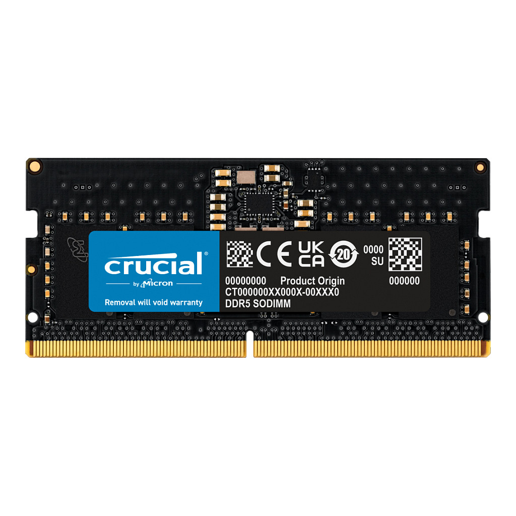8GB Crucial SODIMM 5600MHz (black) Version OEM (Tray) CL46