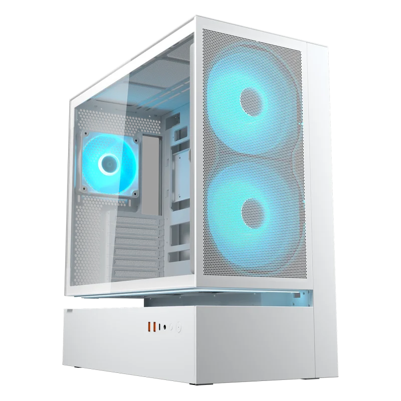 Cougar Case CFV235 Mesh (White) (W/ Fans)