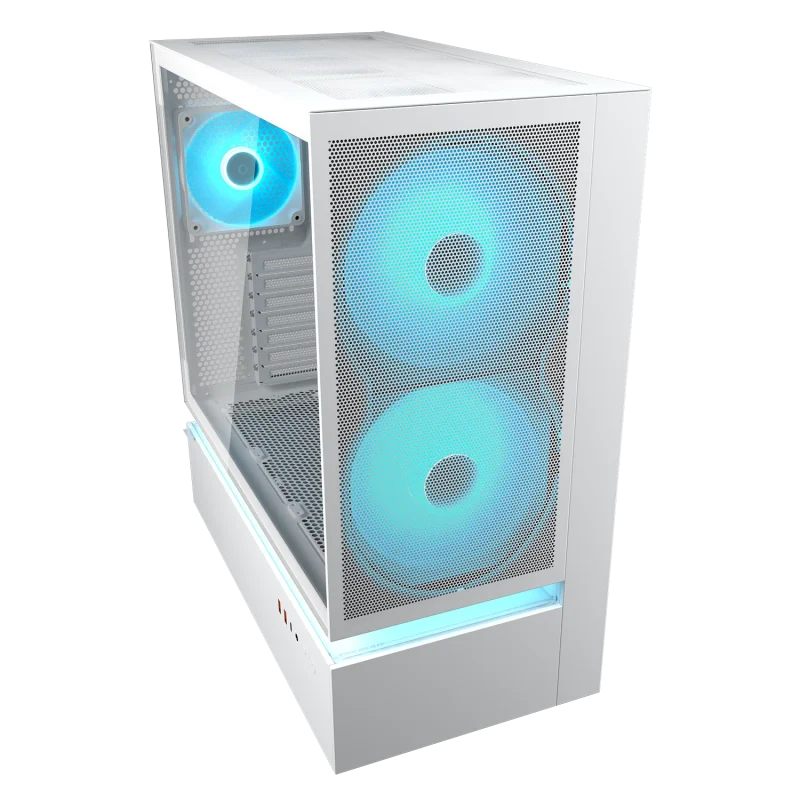 Cougar Case CFV235 Mesh (White) (W/ Fans)