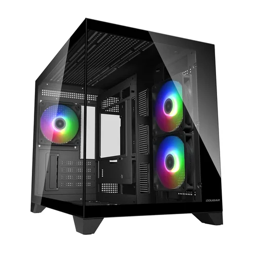 COUGAR Mini Tower Case, FV150 ARGB, Black (W/O Fans)