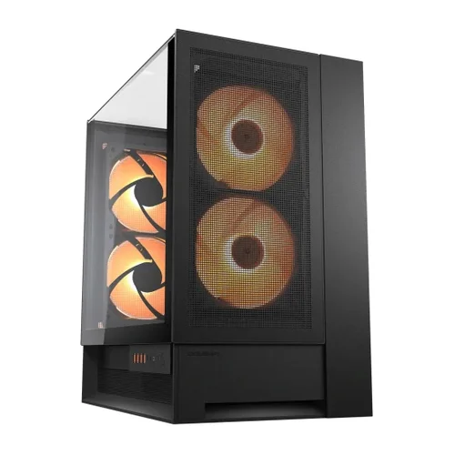 COUGAR Midi Tower Case OmnyX, ARGB, Black (W/ Fans)