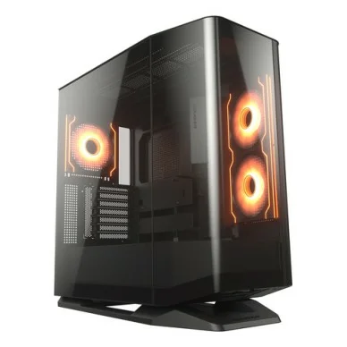 COUGAR Midi Tower Case, FV270 ARGB, Black (W/O Fans)