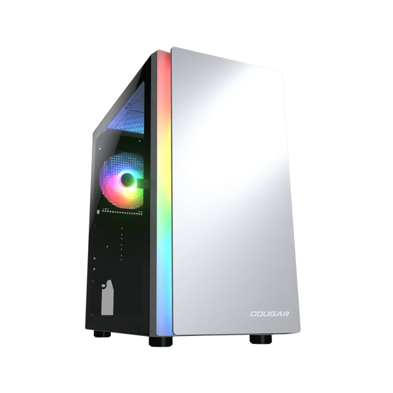Cougar case Purity RGB White (W/ Fans)