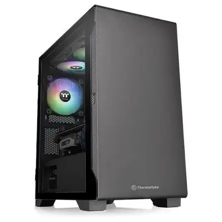 S100 TG/Black/Win/SPCC/Tempered Glass*1/120mm Standard Fan*1