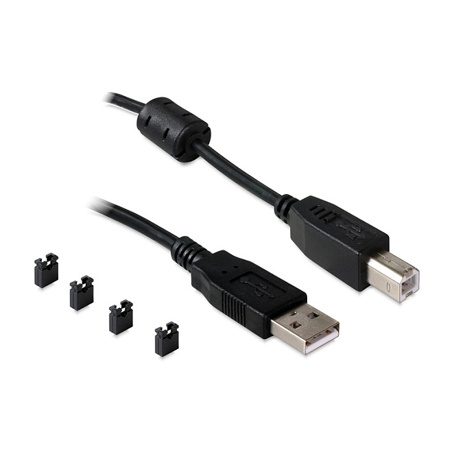 87586 2 x RS-422/485 USB 2.0-B Schwarz Kabelschnittstellen-/adapter