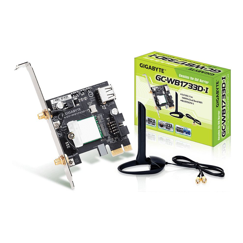 GIGABYTE GC-WB1733D-I WLAN & Bluetooth 5.0 (PCIe x1)