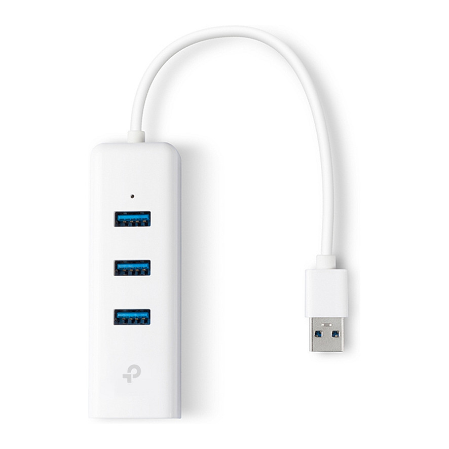 USB TP-LINK UE330 - USB 3.0 to Gigabit Ethernet Network Adapter with 3-Port USB 3.0 Hub