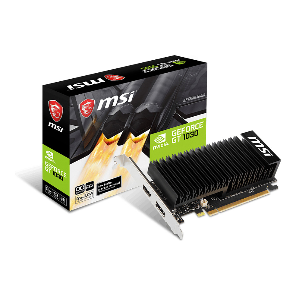 GT1030 2GB MSI OC LP passiv DDR4