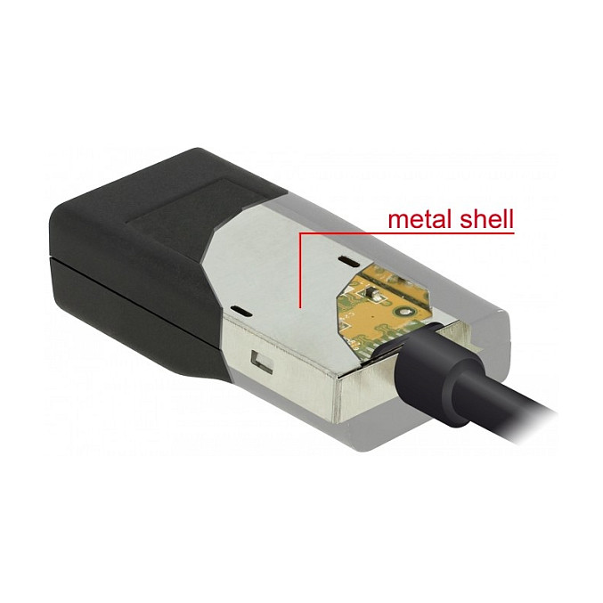 Adapter USB Type-C Stecker > VGA Buchse (DP Alt Mode)