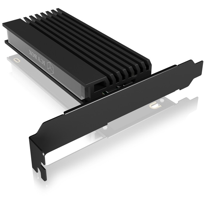 PCI Express Card (x4) > 1x M.2 NVME 2280/2260/2242 mit Kühlkörper RaidSonic