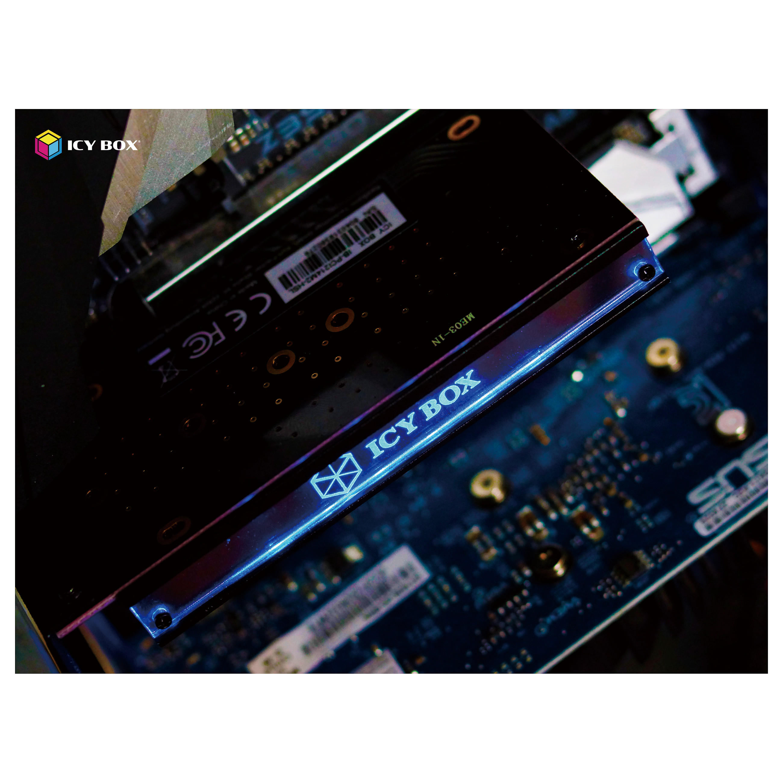 PCI Express Card (x4) > 1x M.2 NVME 2280/2260/2242 mit Kühlkörper RaidSonic