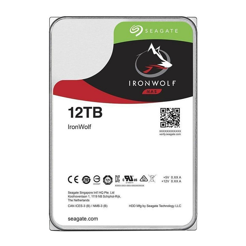 12TB Seagate IronWolf ST12000VN0008 7200RPM 256MB NAS