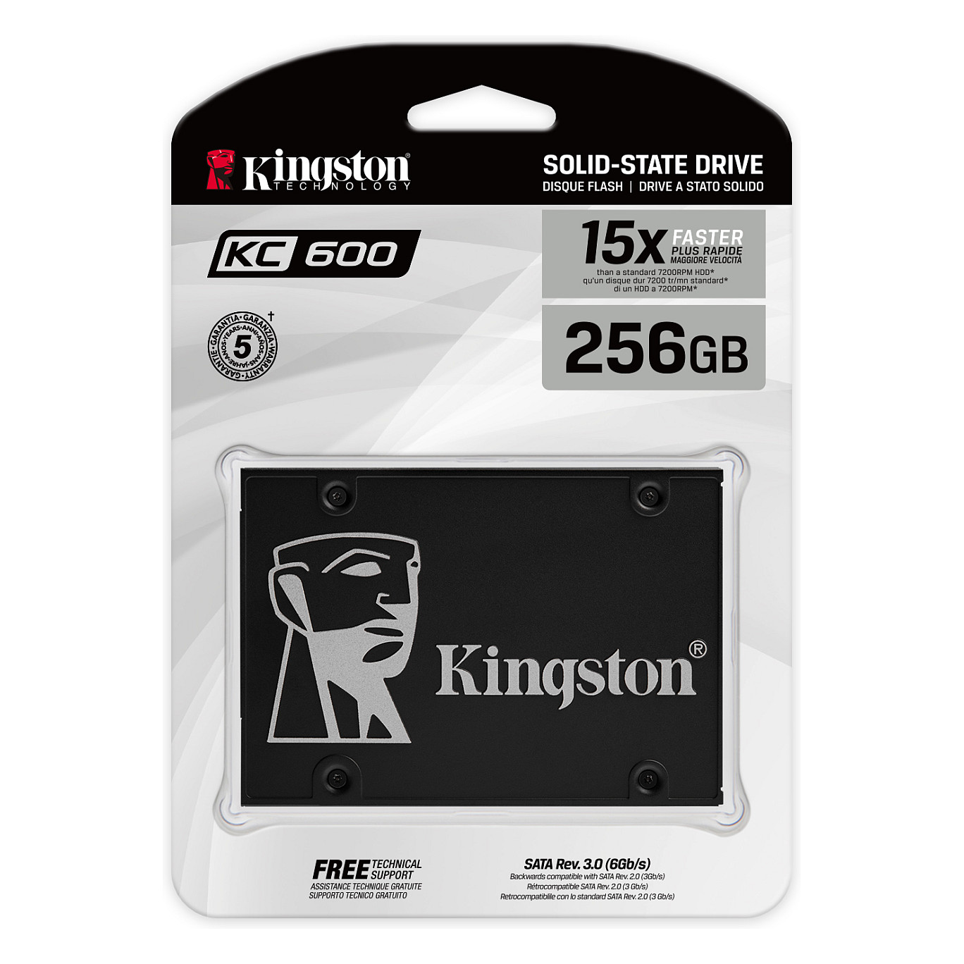 2.5" 256GB Kingston KC600