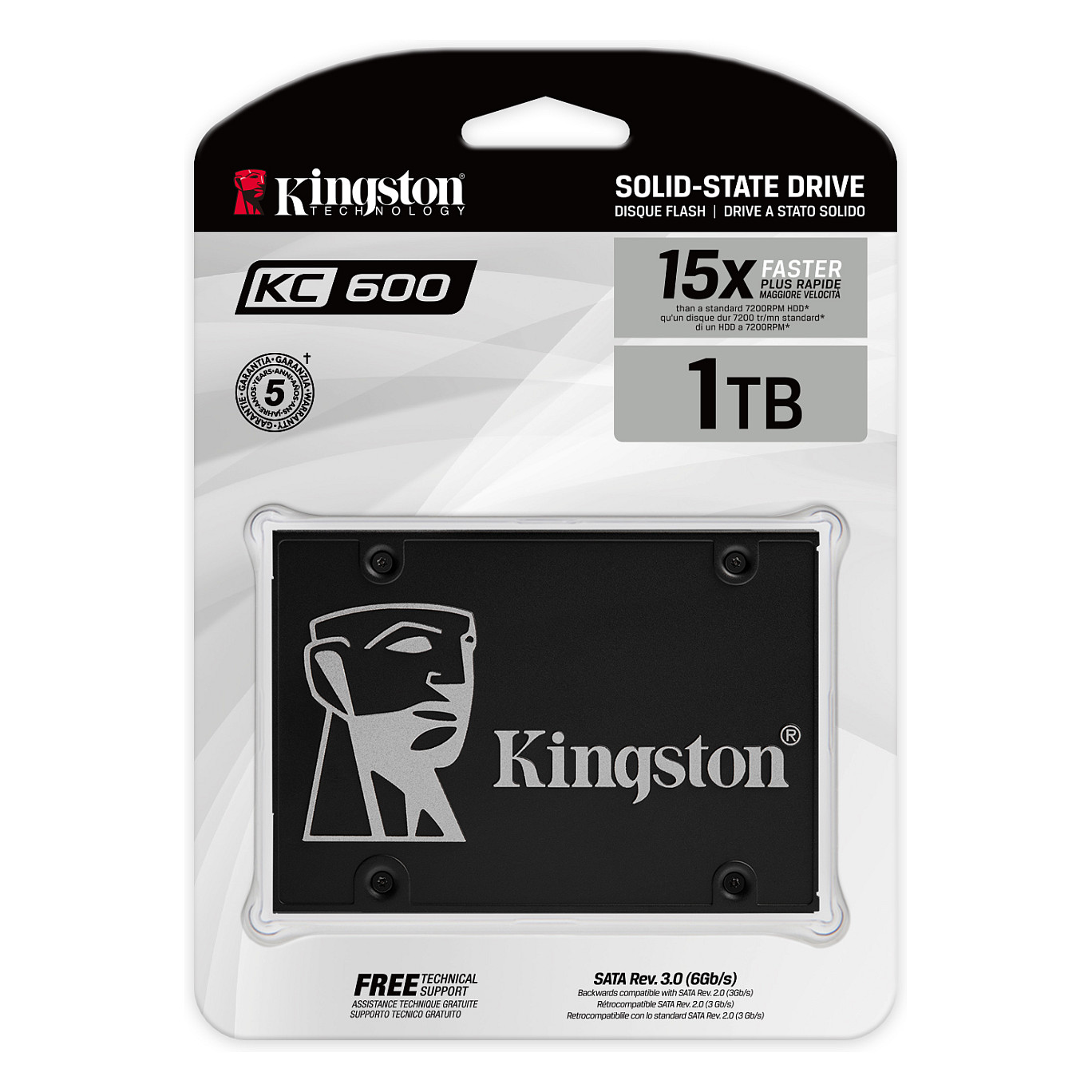 2.5" 1TB Kingston KC600