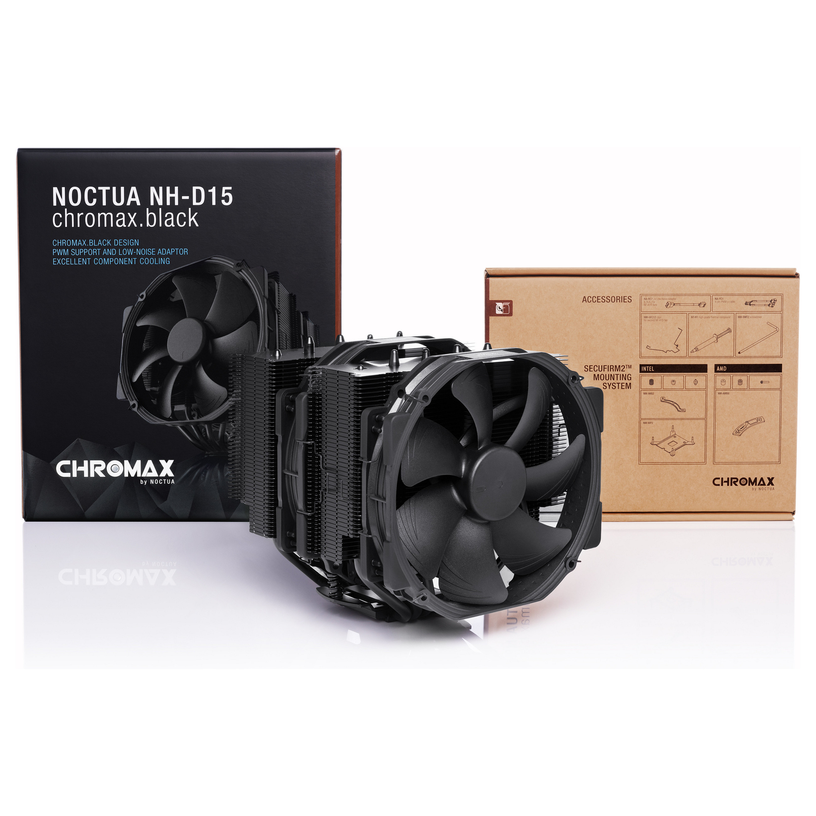 K Cooler Multi Noctua NH-D15 Black |1700, 1200, 115x, AM3/4/5, 2011, 2066