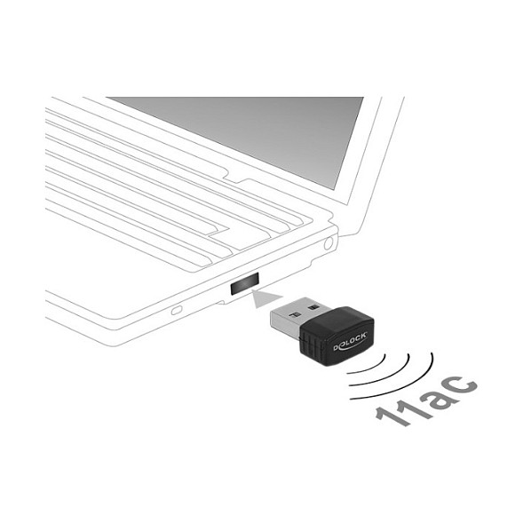 DeLock WLAN USB 2.0 Dualband Nano Stick