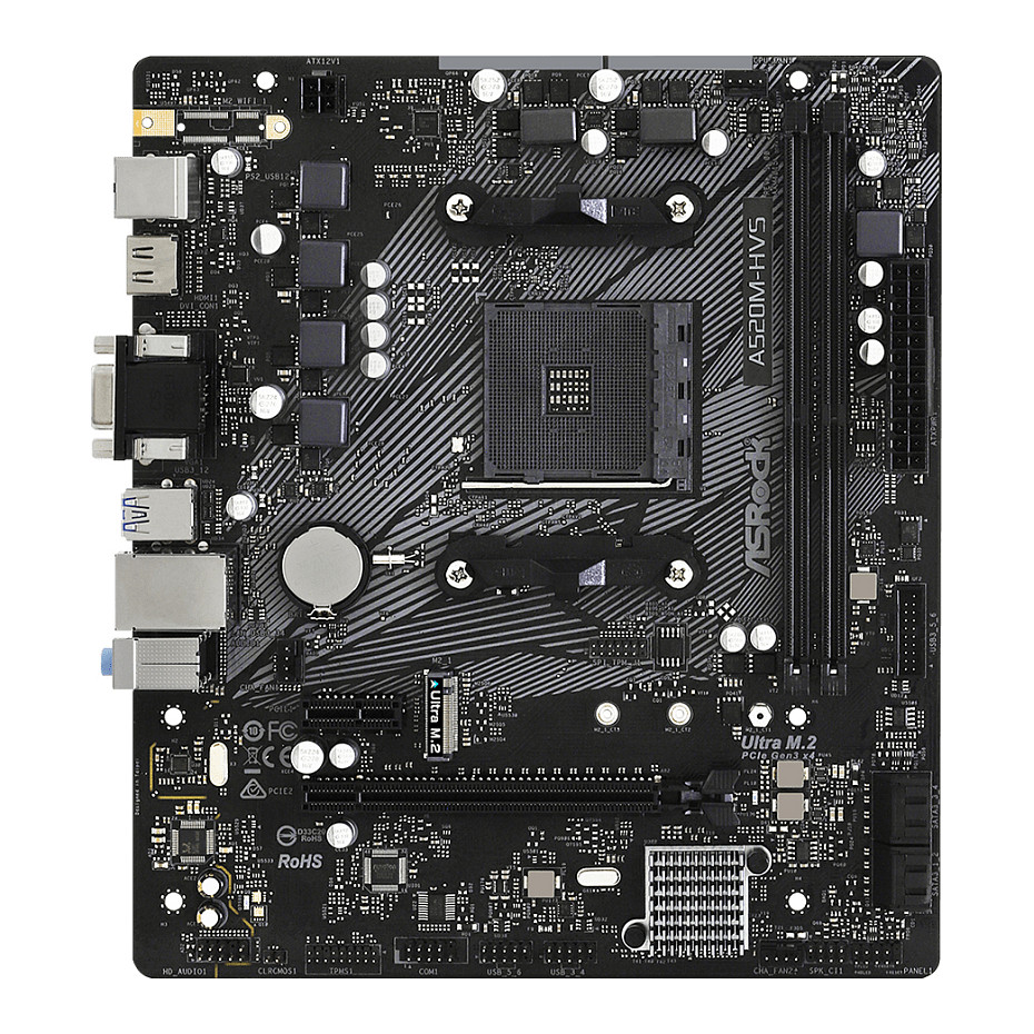 AM4 ASRock A520M-HVS mATX