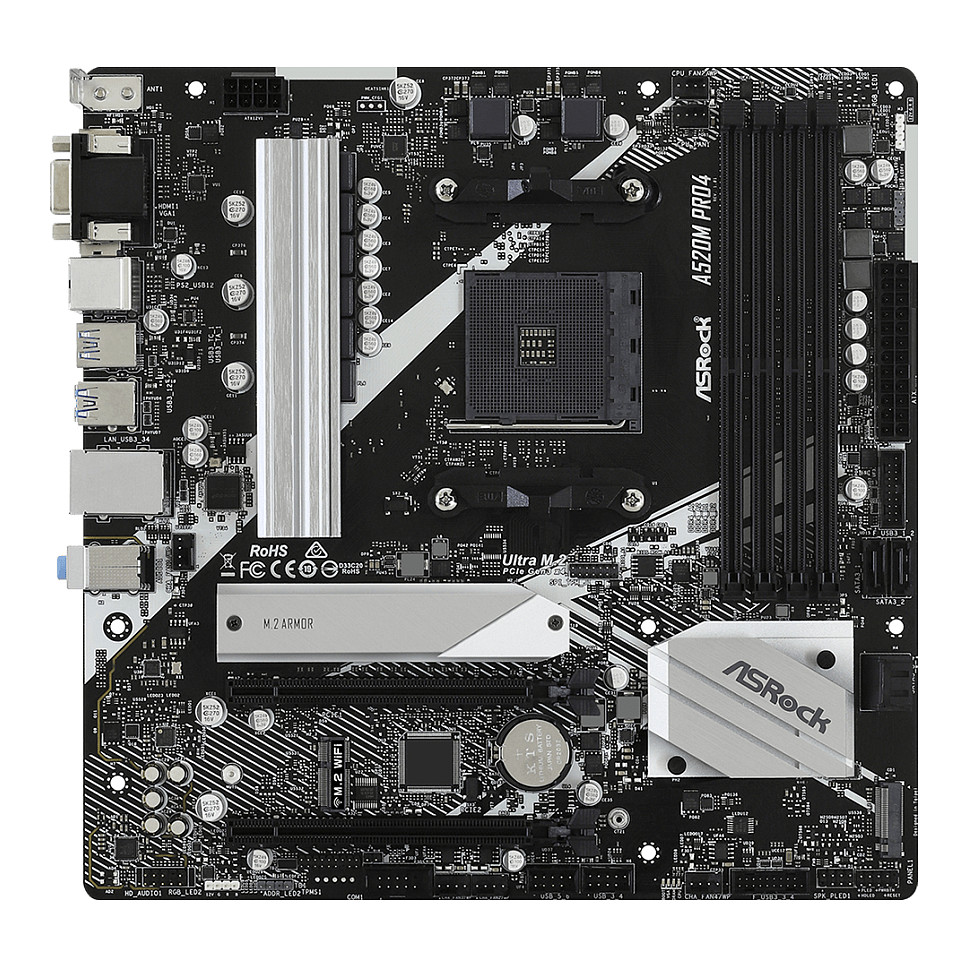 ASROCK A520M PRO 4(AM4) (D)