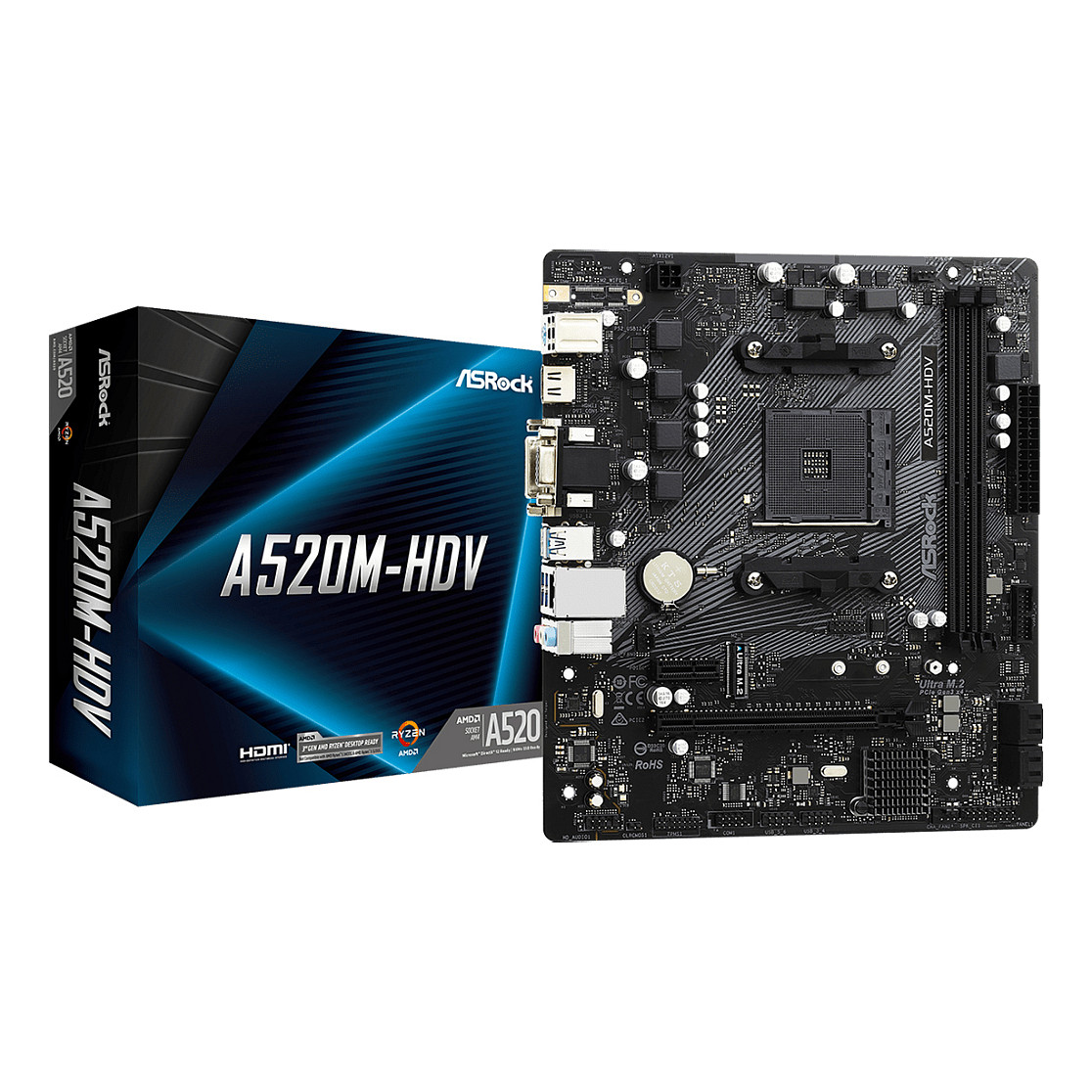 AM4 ASRock A520M-HDV mATX