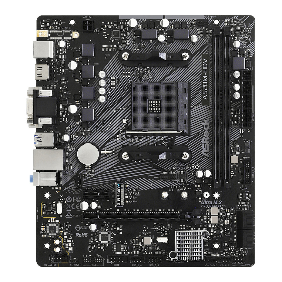 AM4 ASRock A520M-HDV mATX