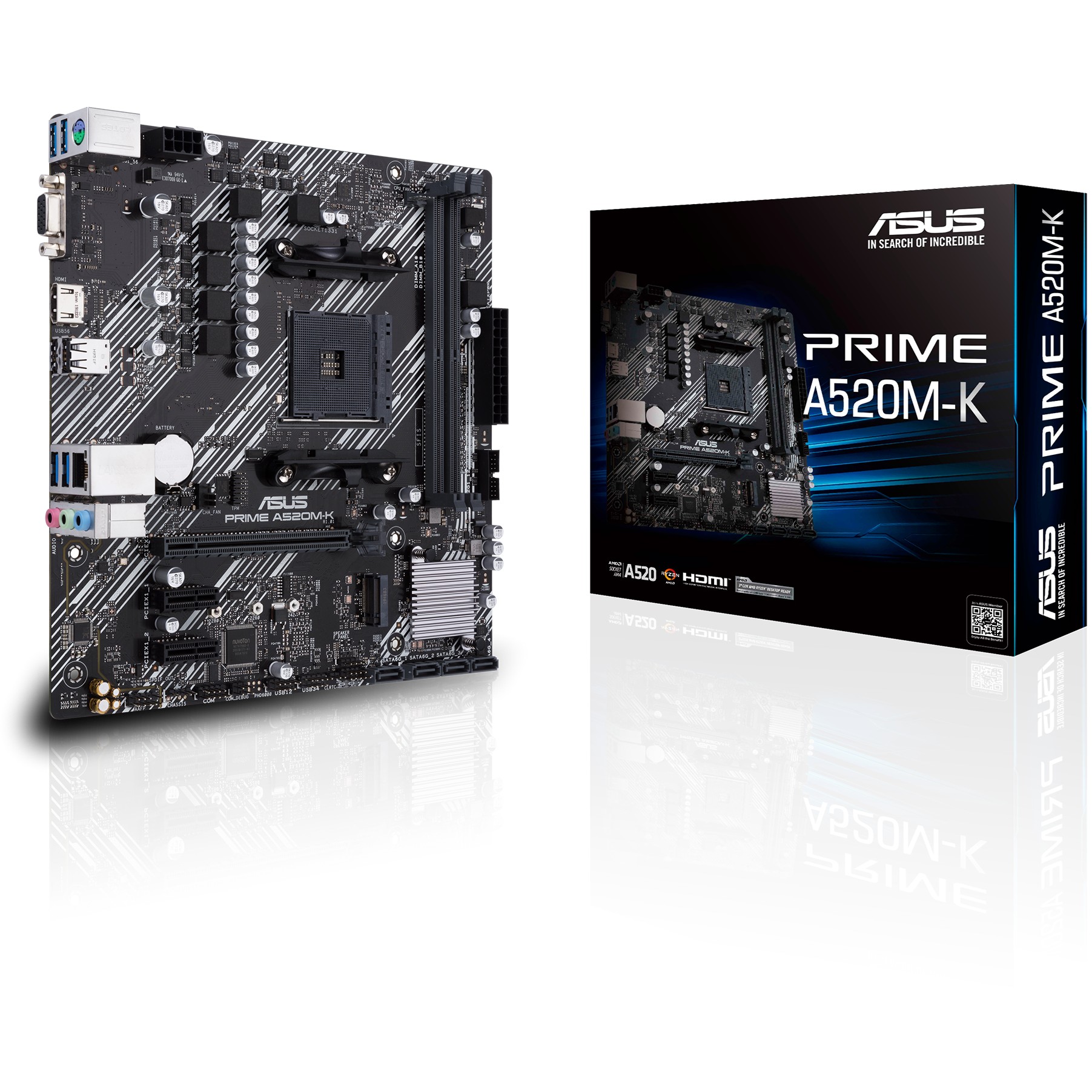 MB ASUS PRIME A520M-K (AMD.AM4.DDR4.mATX)