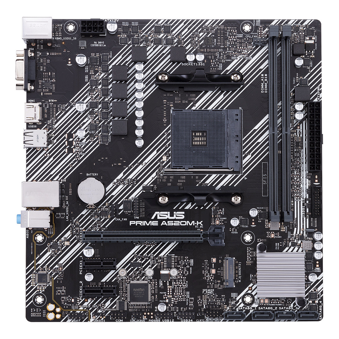 MB ASUS PRIME A520M-K (AMD.AM4.DDR4.mATX)