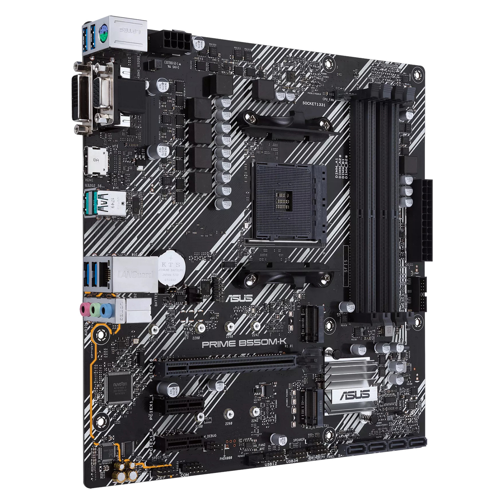 MB ASUS PRIME B550M-K (AMD.AM4.DDR4.mATX)