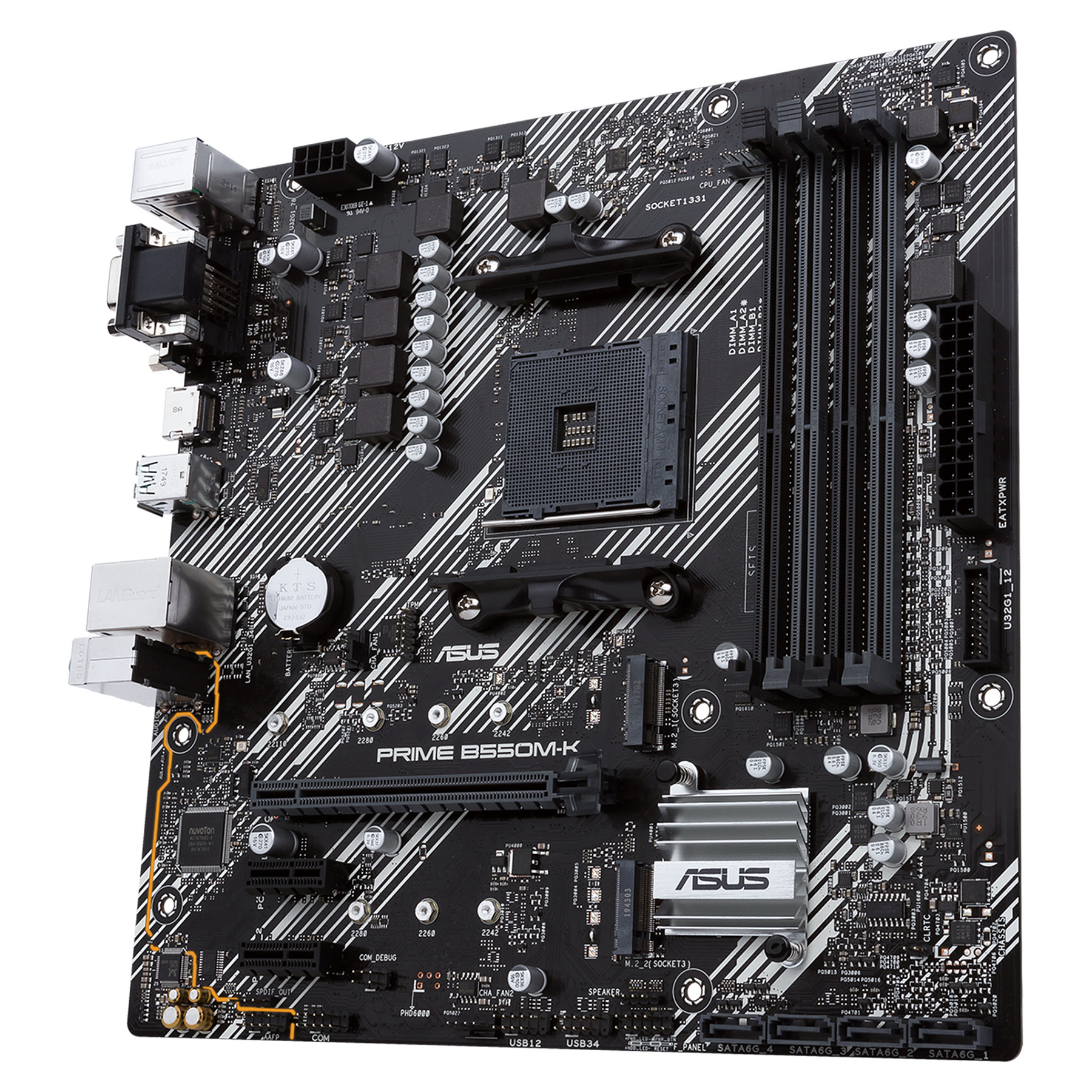 MB ASUS PRIME B550M-K (AMD.AM4.DDR4.mATX)