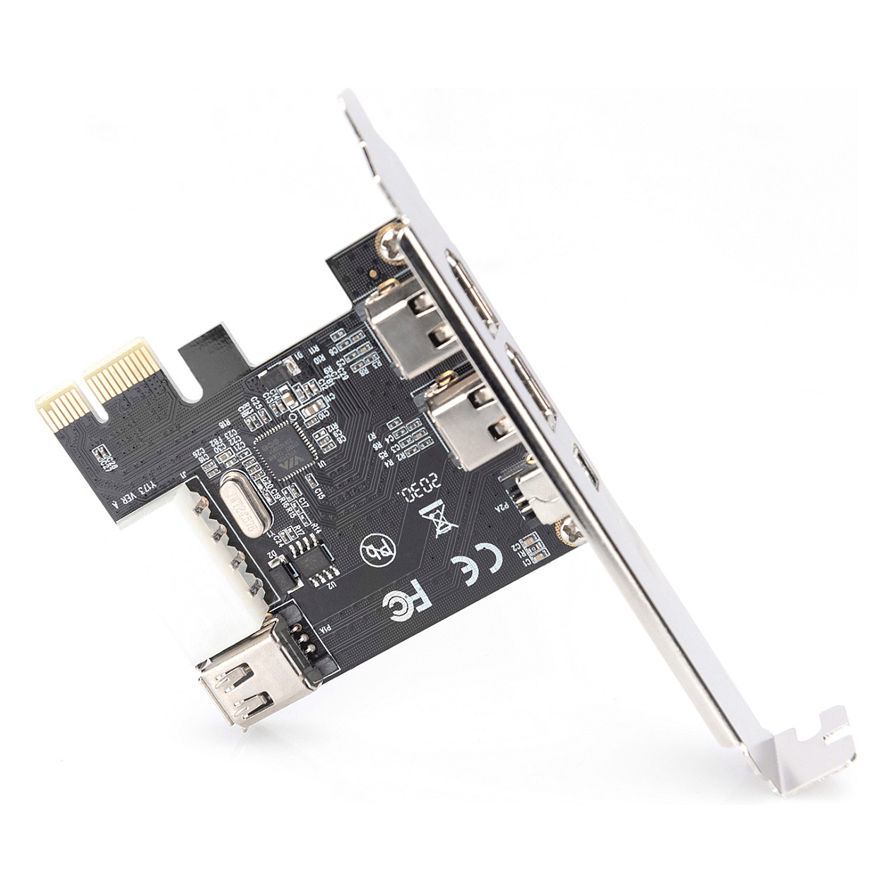 DIGITUS 1 x PCI Express Karte, Firewire 1394a (2+1 Port)