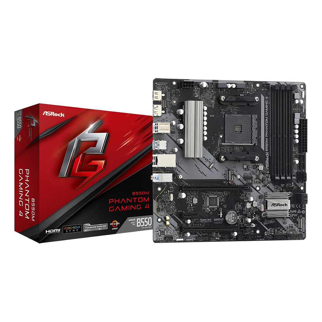 AM4 ASRock B550M Phantom Gaming 4