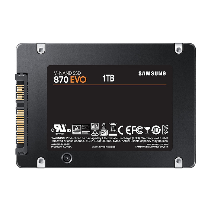 2.5" 1TB Samsung 870 EVO retail