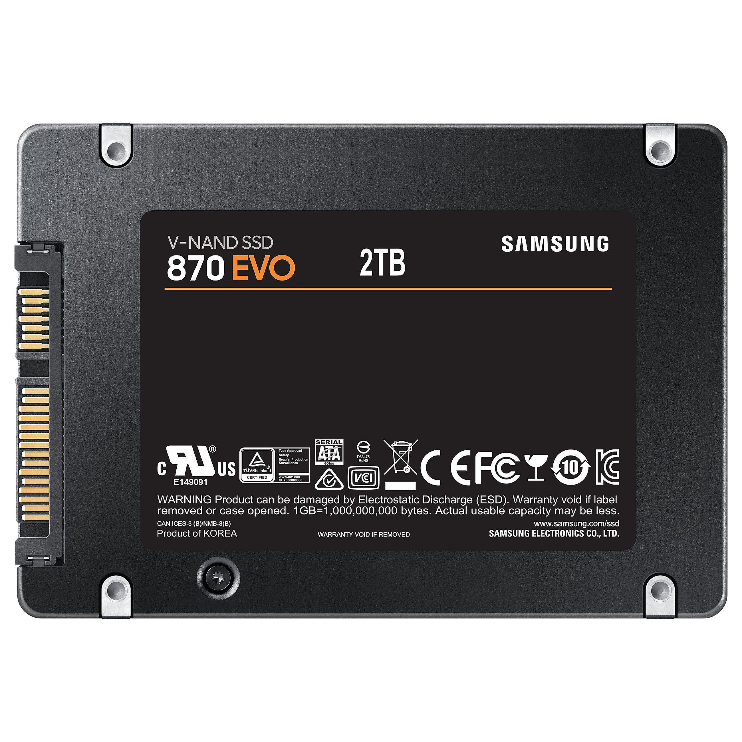 2.5" 2TB Samsung 870 EVO retail