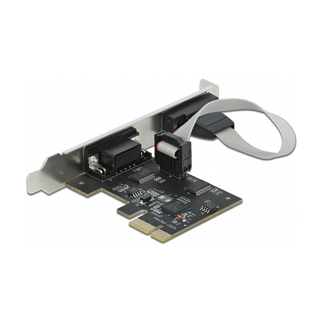 2x seriell DeLock PCI Express Adapter