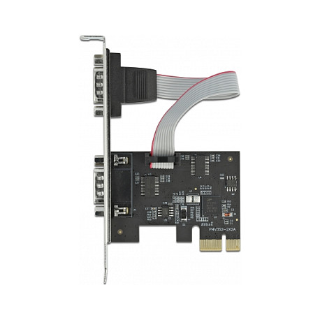 2x seriell DeLock PCI Express Adapter