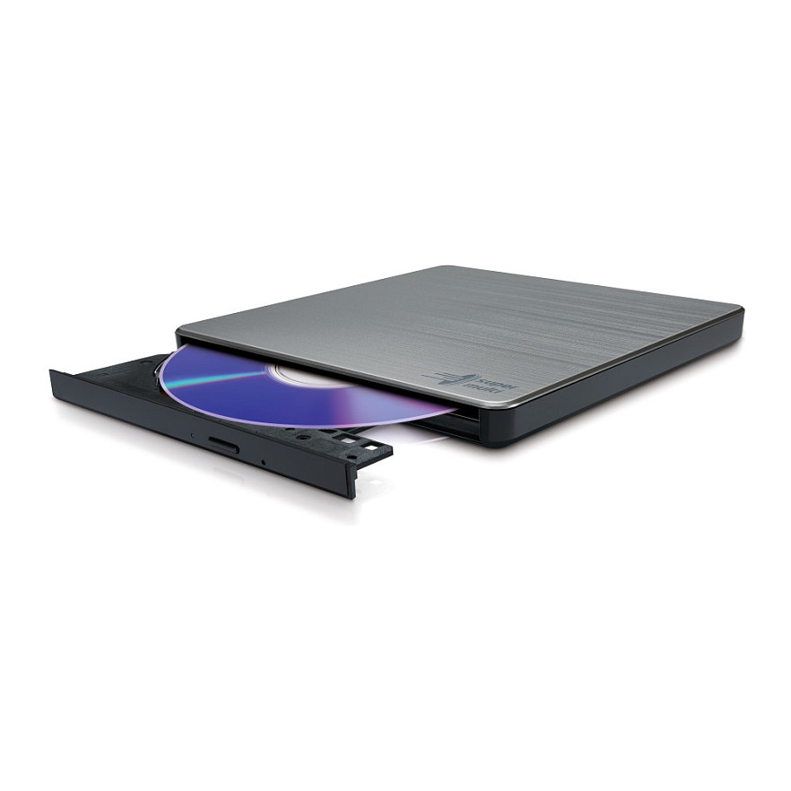 Externer DVD-Brenner HLDS GP60NS60 Slim USB silver