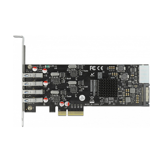 DeLock 4-Port USB 3.2 PCI Express-Karte