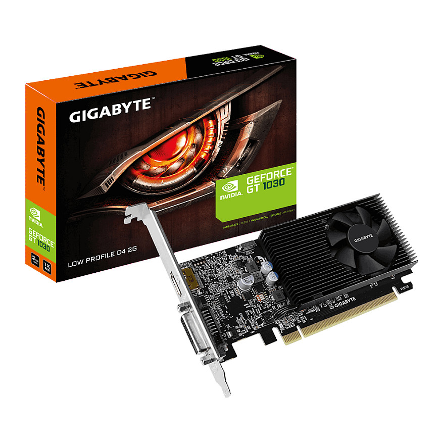 GT1030 2GB Gigabyte LP DDR4 1Fan