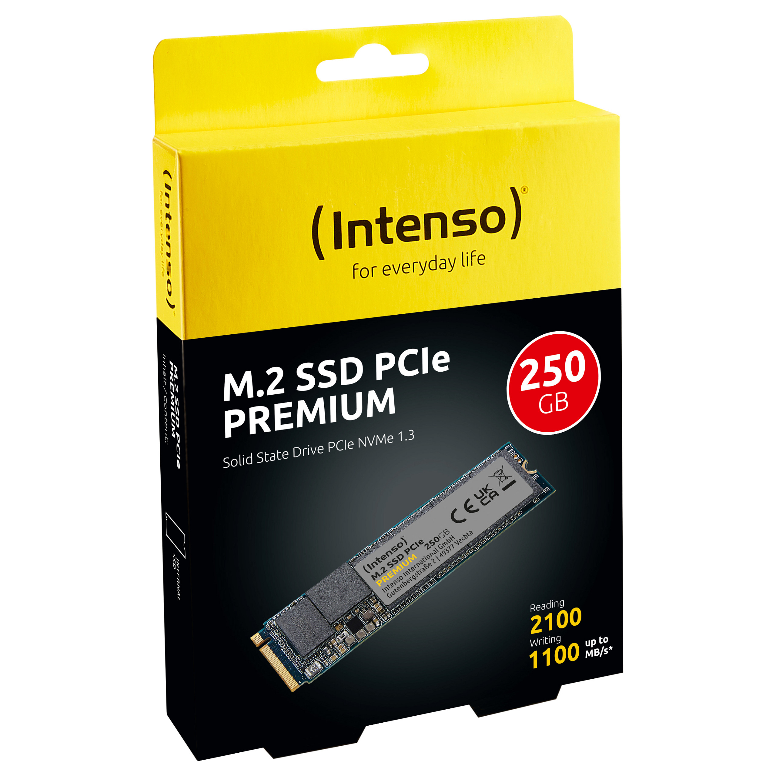 M.2 250GB Intenso Premium NVMe PCIe 3.0 x 4