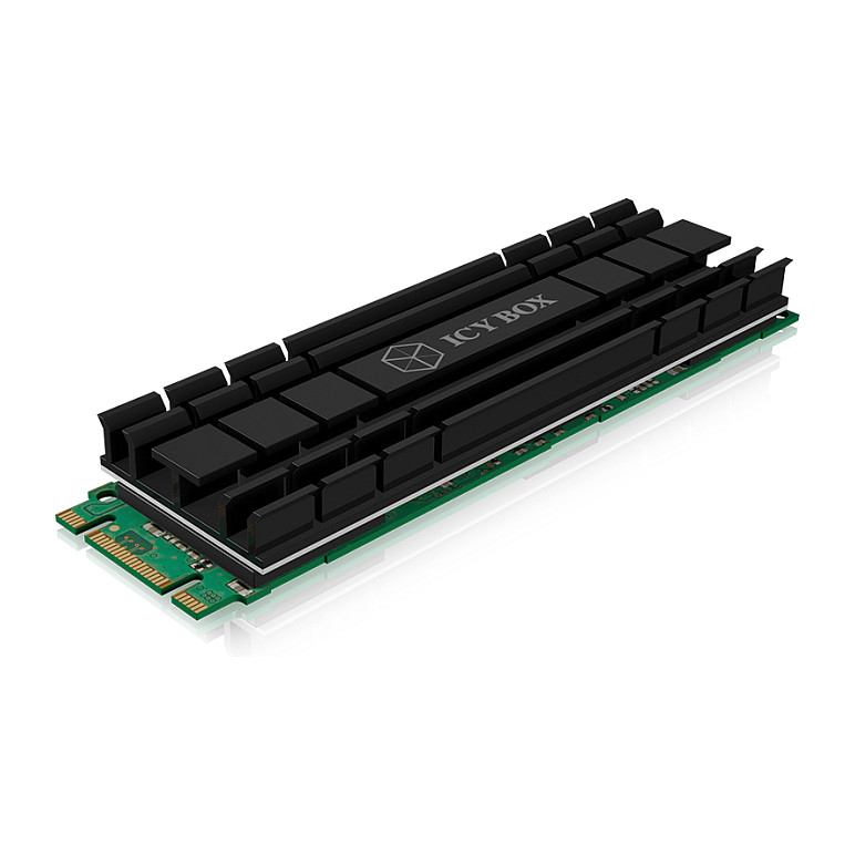 ICY BOX kühlkörper SSD m.2 2280 IB-M2HS-701 black PS5 compatible