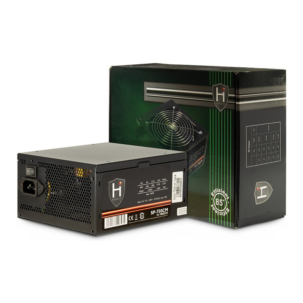 750W Inter-Tech Netzteil 750W HIPOWER SP-750CM