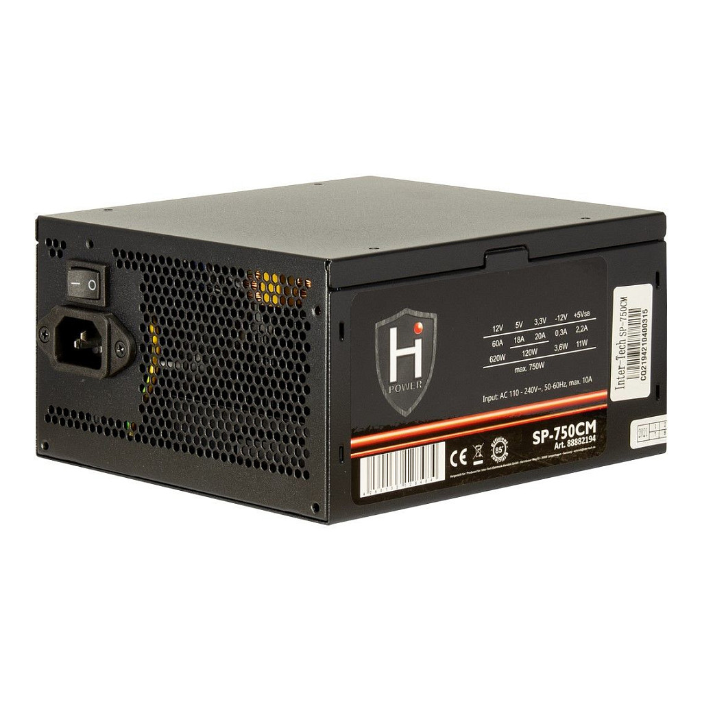 750W Inter-Tech Netzteil 750W HIPOWER SP-750CM