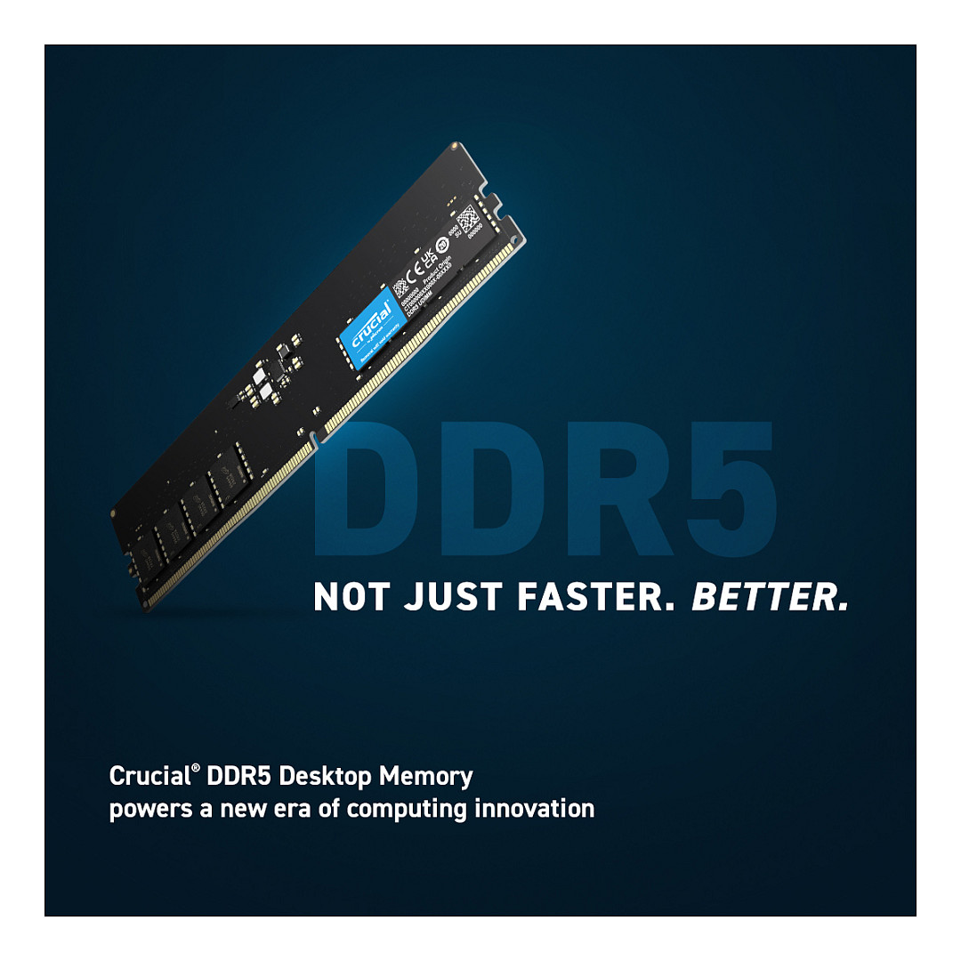 4800 32GB Crucial 2x16GB KIT CL40 UDIMM