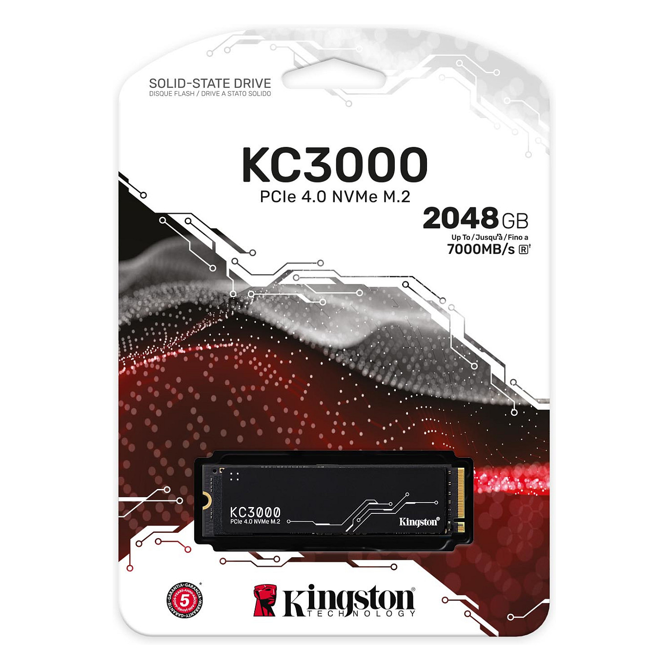M.2 2TB Kingston KC3000 NVMe PCIe 4.0 x 4