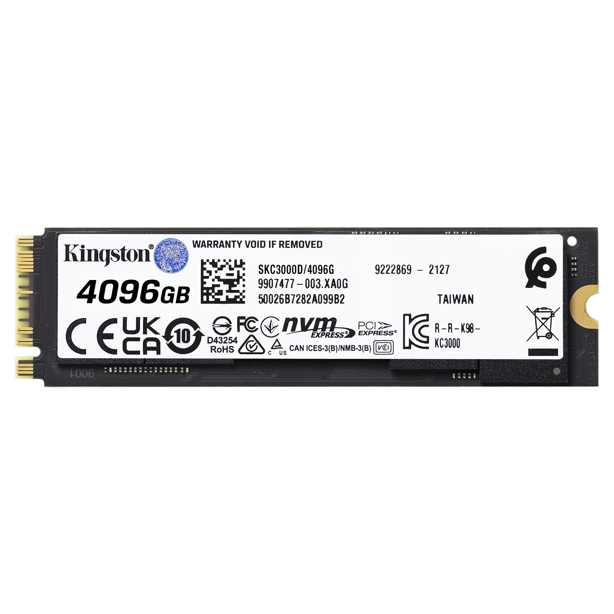 M.2 4TB Kingston KC3000 NVMe PCIe 4.0 x 4