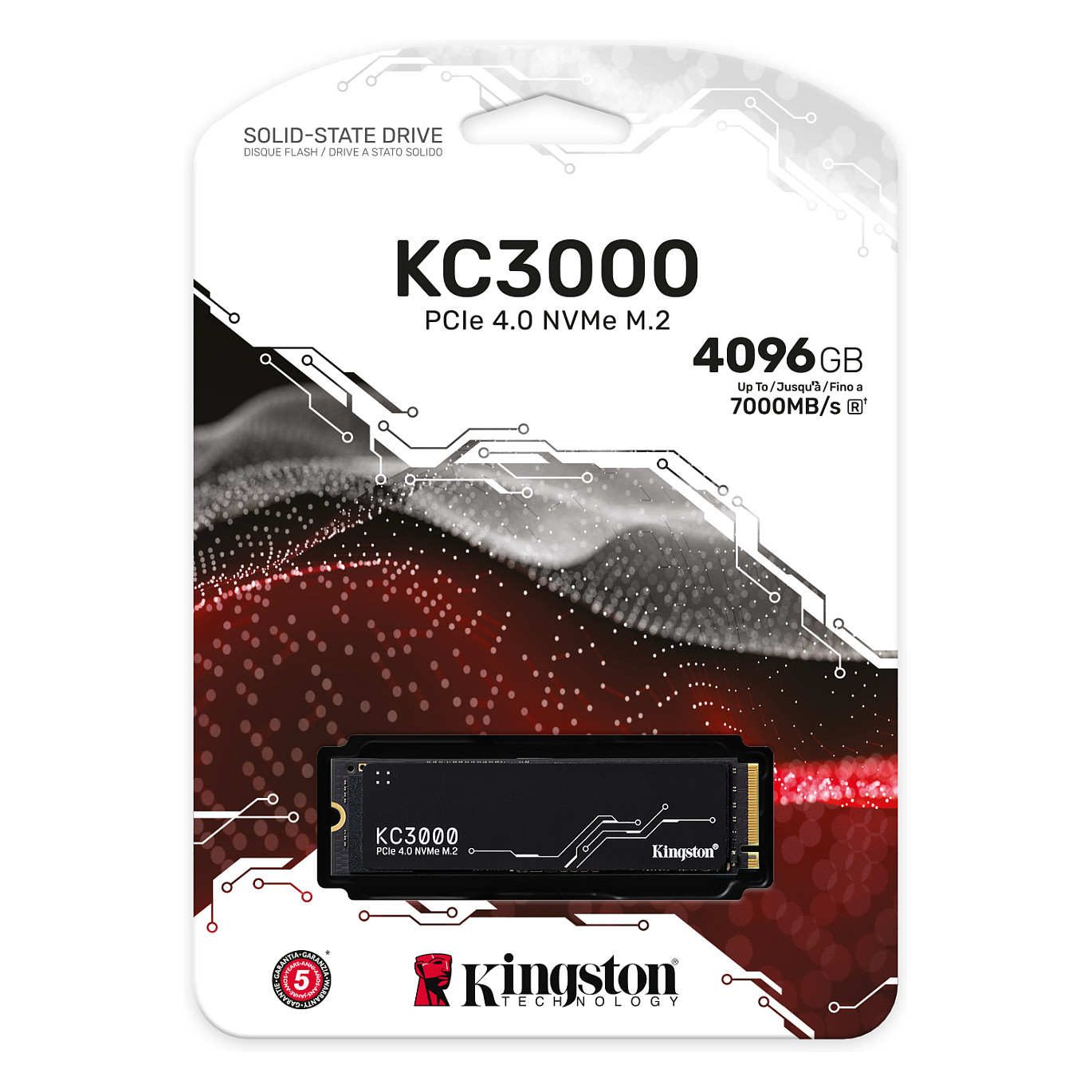 M.2 4TB Kingston KC3000 NVMe PCIe 4.0 x 4