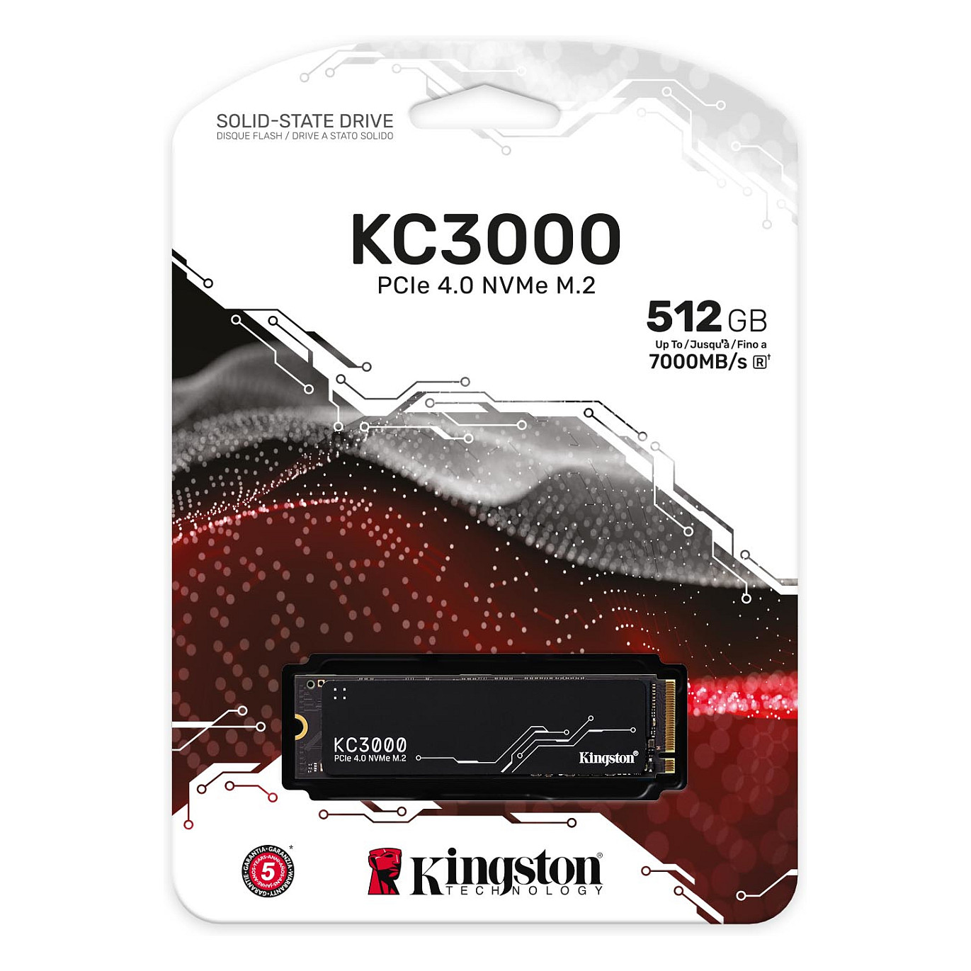 M.2 512GB Kingston KC3000 NVMe PCIe 4.0 x 4