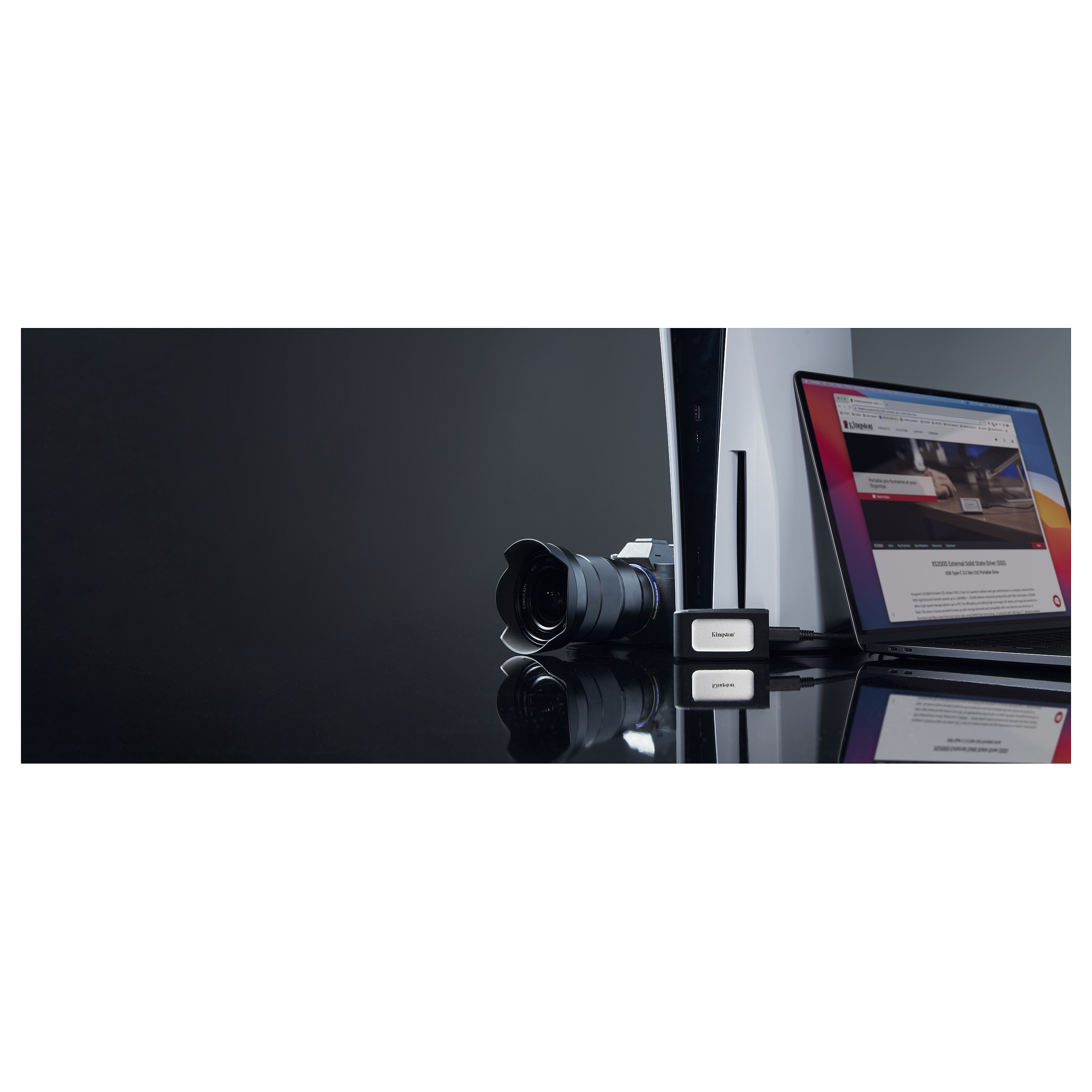 1TB Kingston XS2000 USB 3.2 Gen2 Grau