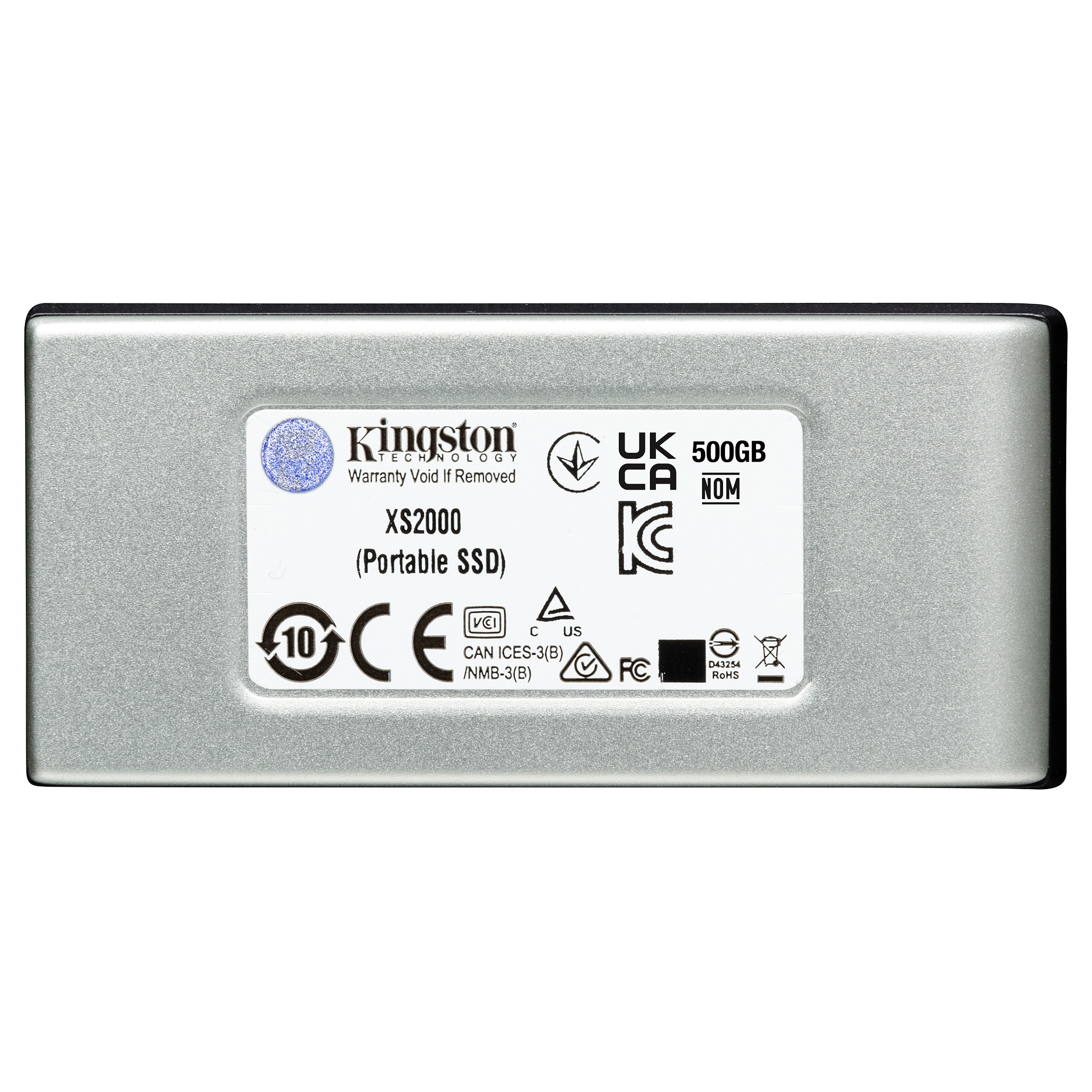 1TB Kingston XS2000 USB 3.2 Gen2 Grau