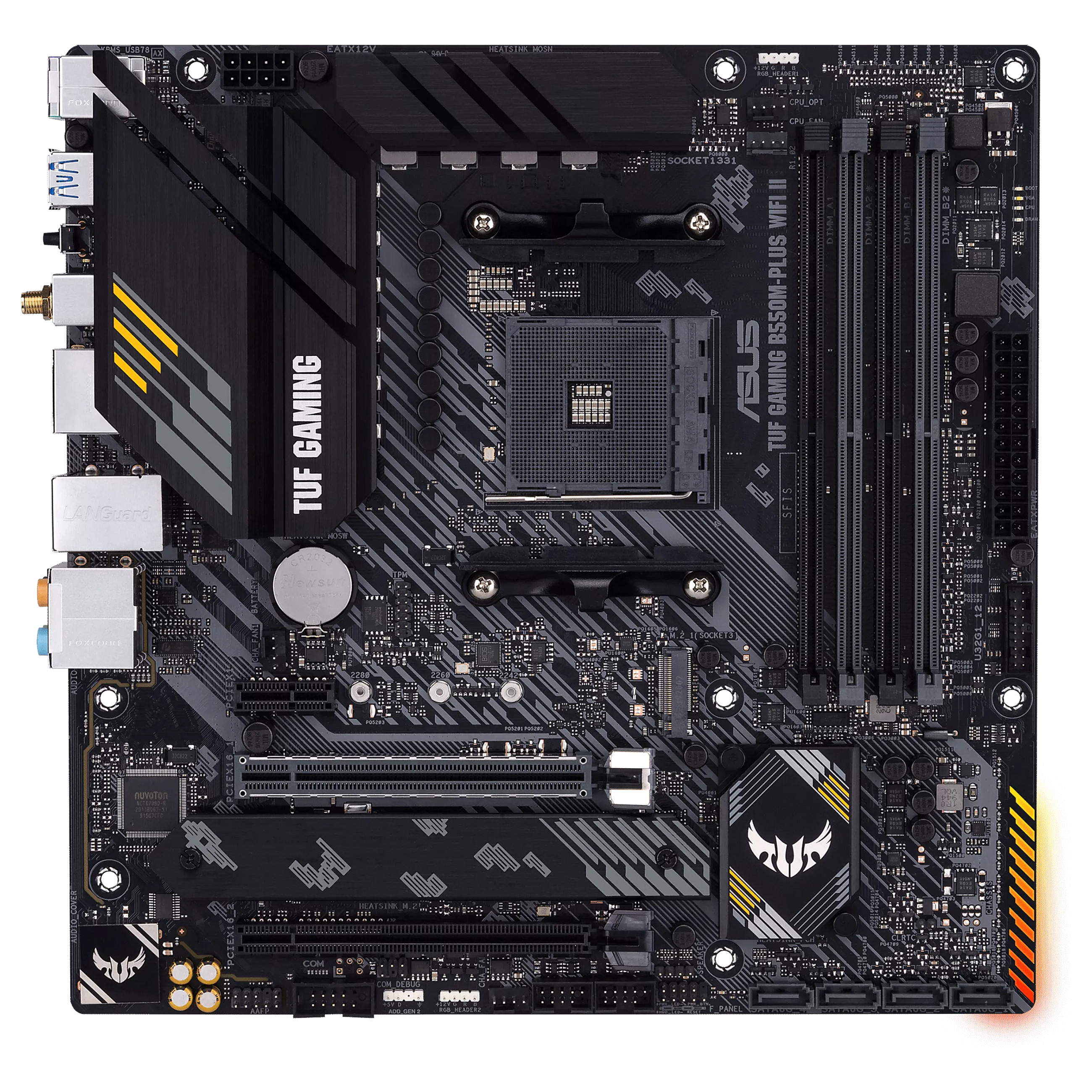MB ASUS TUF GAMING B550M-PLUS (WI-FI II) (AMD.AM4.DDR4.ATX)