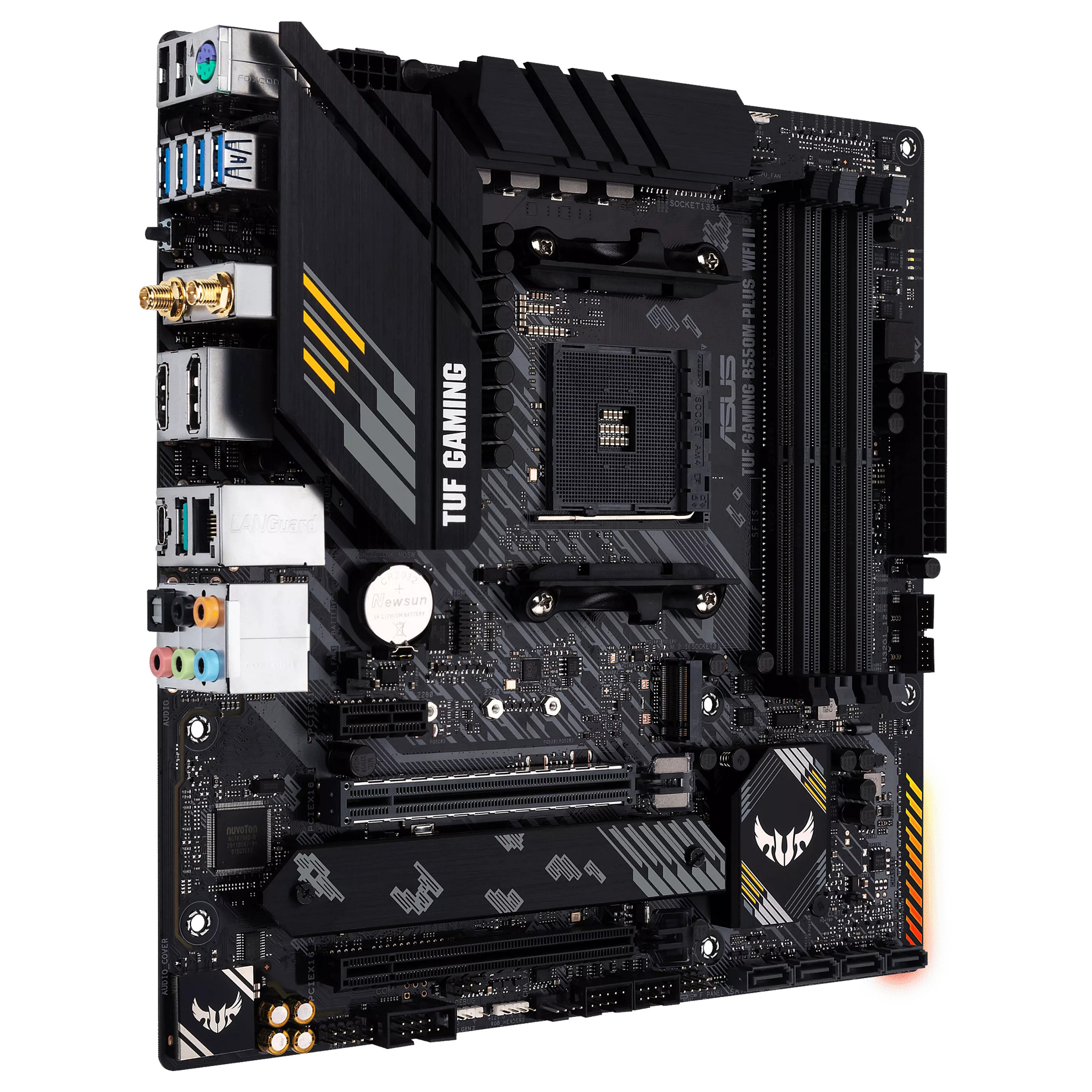 MB ASUS TUF GAMING B550M-PLUS (WI-FI II) (AMD.AM4.DDR4.ATX)